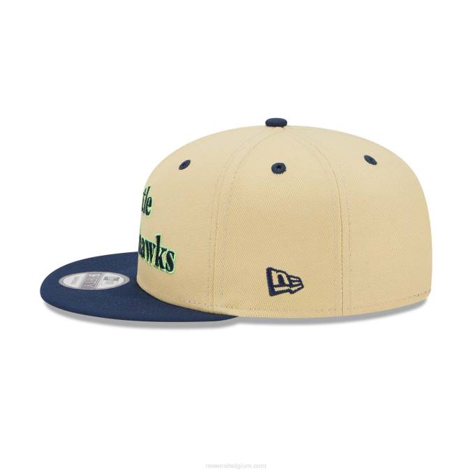 New Era Seattle Seahawks nfl retro cream 9fifty snapback pet BT242037
