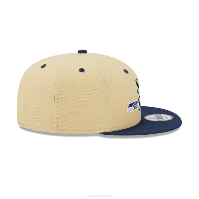 New Era Seattle Seahawks nfl retro cream 9fifty snapback pet BT242037