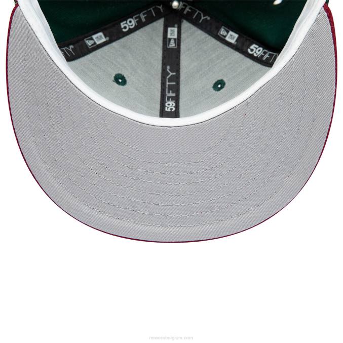New Era Seattle mariners 35 jaar donkergroene 59fifty getailleerde pet BT241289