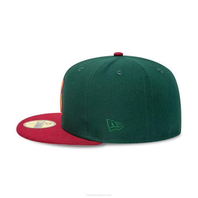 New Era Seattle mariners 35 jaar donkergroene 59fifty getailleerde pet BT241289