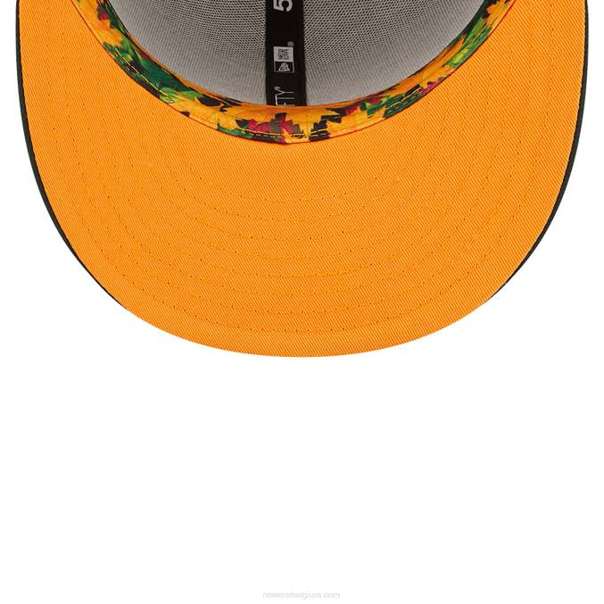 New Era Tampa Bay Rays lommerrijke donkergroene 59fifty getailleerde pet BT24892