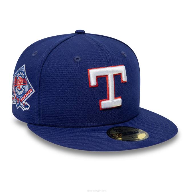 New Era Texas Rangers American League Stadium donkerblauwe 59fifty getailleerde pet BT241168