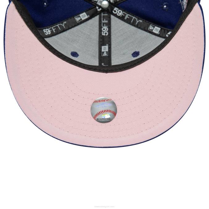 New Era Texas Rangers American League Stadium donkerblauwe 59fifty getailleerde pet BT241168