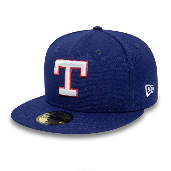 New Era Texas Rangers American League Stadium donkerblauwe 59fifty getailleerde pet BT241168