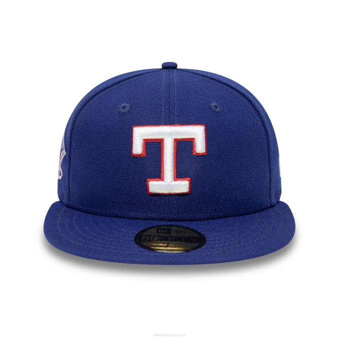 New Era Texas Rangers American League Stadium donkerblauwe 59fifty getailleerde pet BT241168