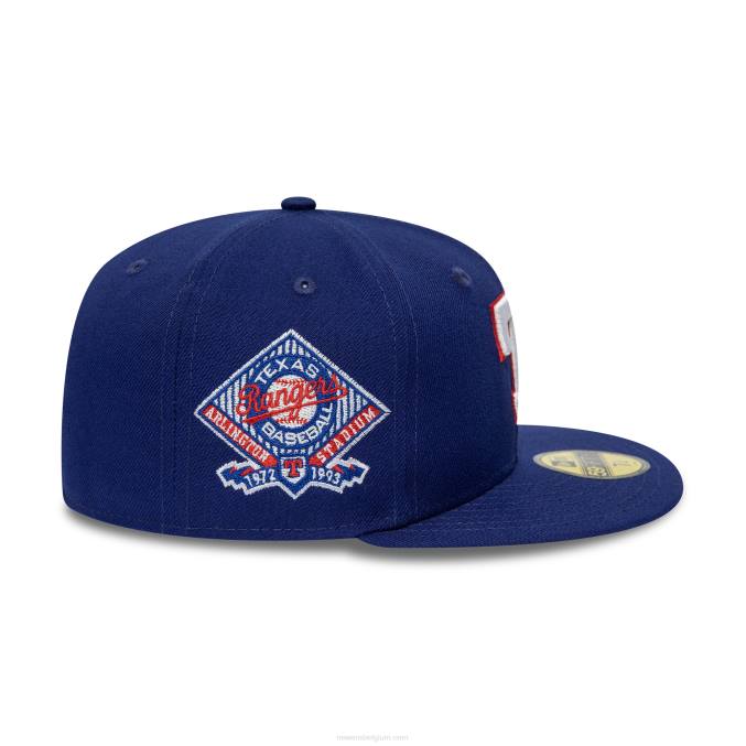 New Era Texas Rangers American League Stadium donkerblauwe 59fifty getailleerde pet BT241168