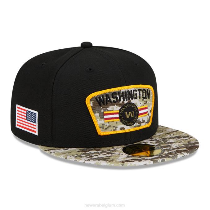 New Era Washington NFL salute to service black 59fifty cap BT241272