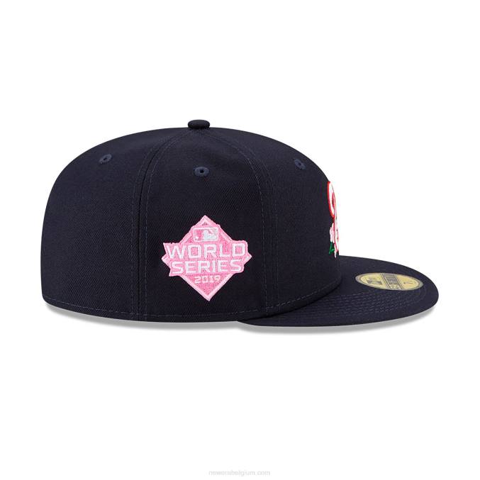 New Era Washington Nationals Side Patch Bloom Navy 59fifty fitted cap BT24418