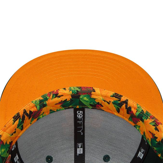 New Era Washington lommerrijke donkergroene 59fifty getailleerde pet BT241073