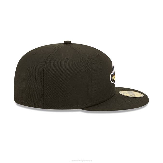 New Era akron badeendjes milb zwarte 59fifty pet BT24685