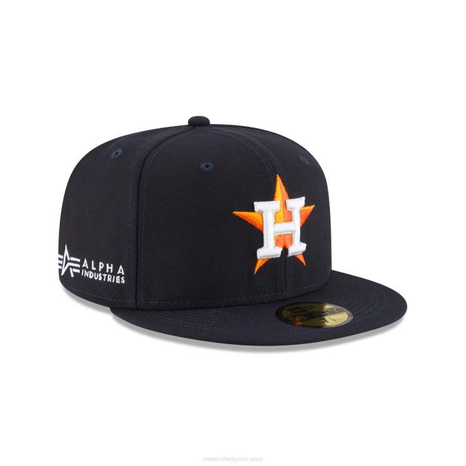 New Era alpha industries houston astros marine 59fifty getailleerde pet BT241183
