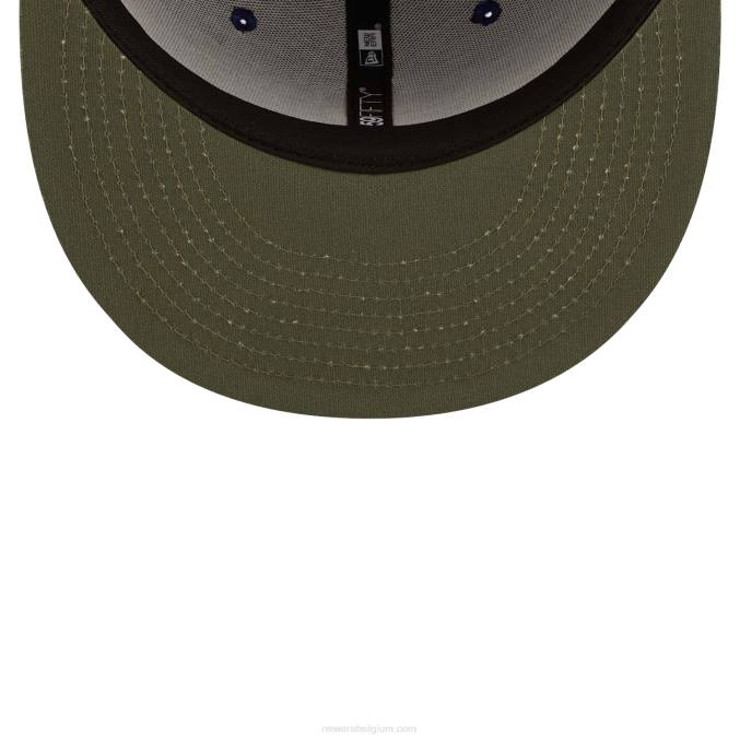 New Era alpha industries la dodgers blauwe 59fifty getailleerde pet BT241243