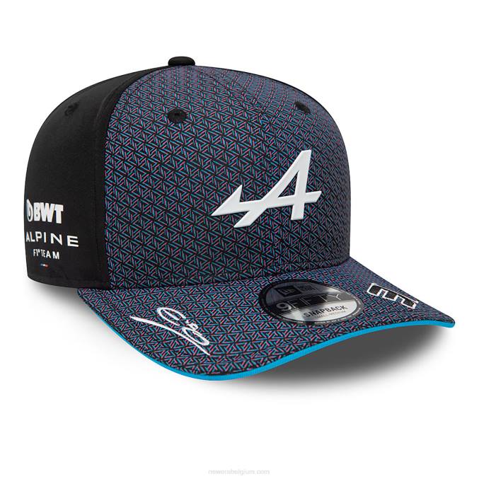 New Era alpine driver esteban ocon zwarte 9fifty snapback pet BT241949