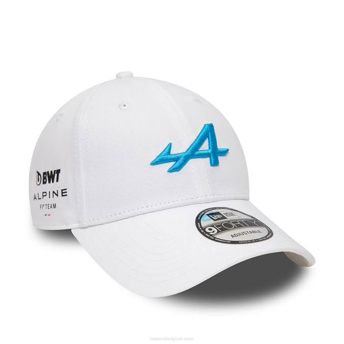 New Era alpine essentiële witte 9forty verstelbare pet BT241761