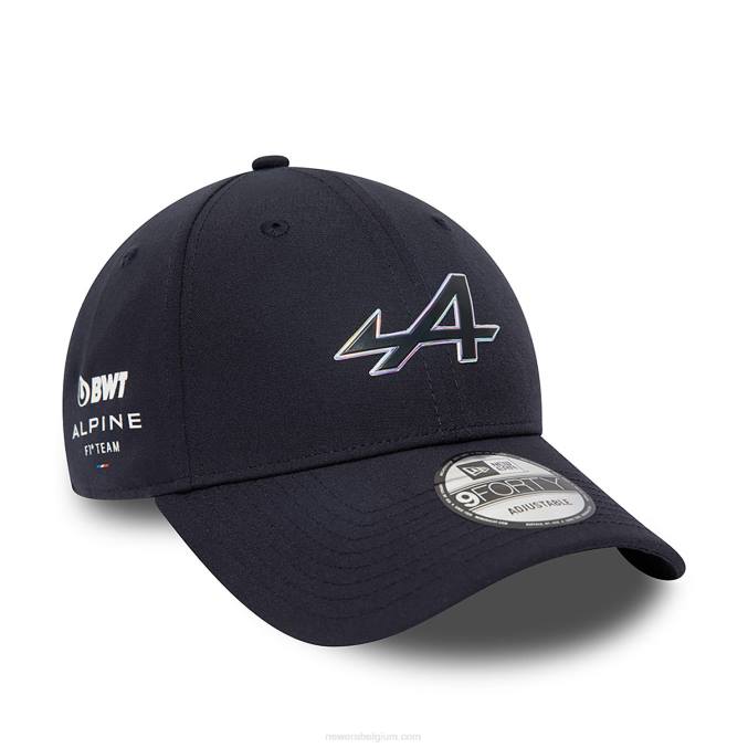 New Era alpine iriserende badge marine 9forty verstelbare pet BT241440