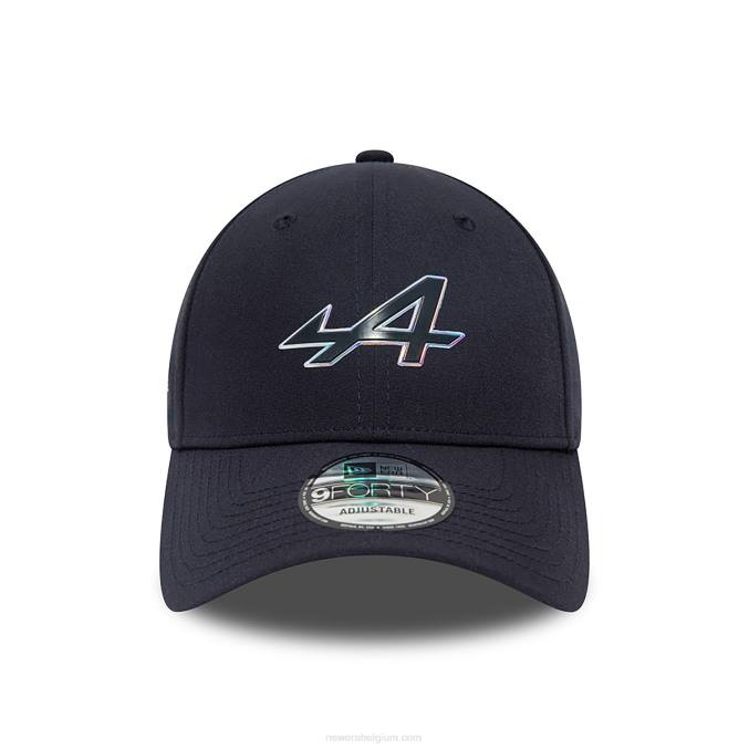 New Era alpine iriserende badge marine 9forty verstelbare pet BT241440
