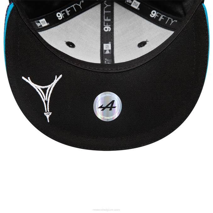 New Era alpine kids esteban ocon zwarte 9fifty snapback pet BT241921
