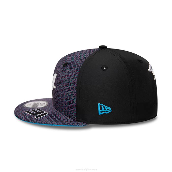 New Era alpine kids esteban ocon zwarte 9fifty snapback pet BT241921