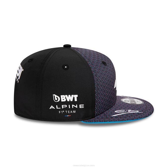 New Era alpine kids esteban ocon zwarte 9fifty snapback pet BT241921