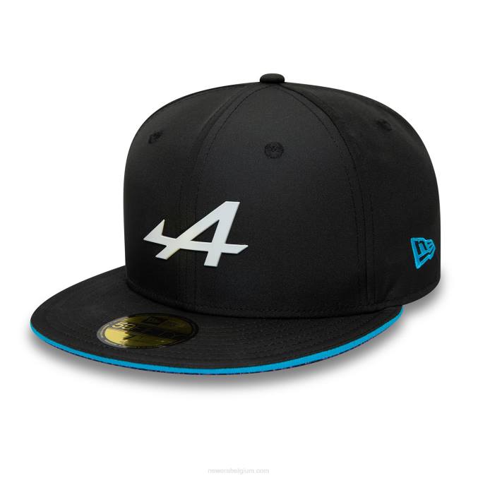 New Era alpine team zwarte 59fifty pet BT24861