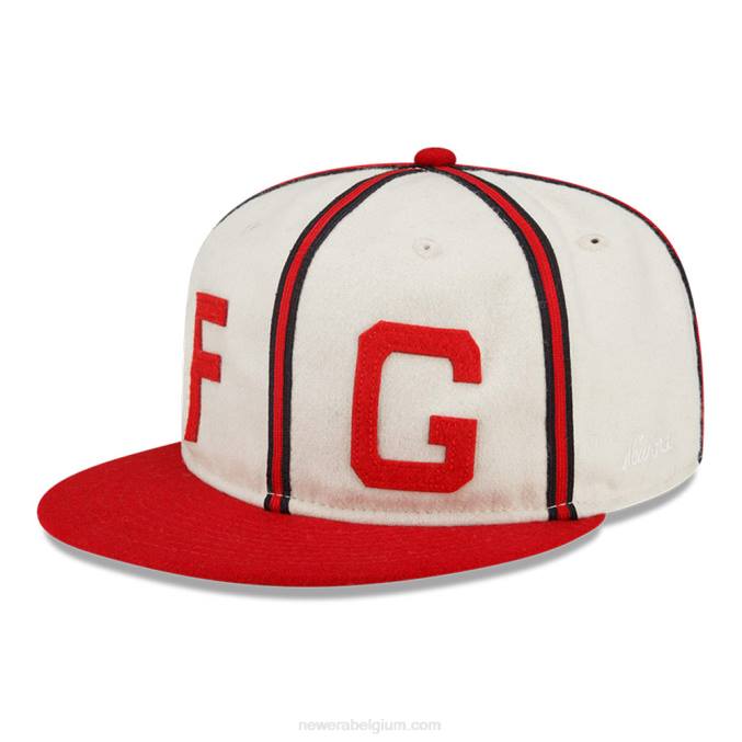 New Era angst voor god x kansas city monarchs witte 9fifty strapback pet BT241832