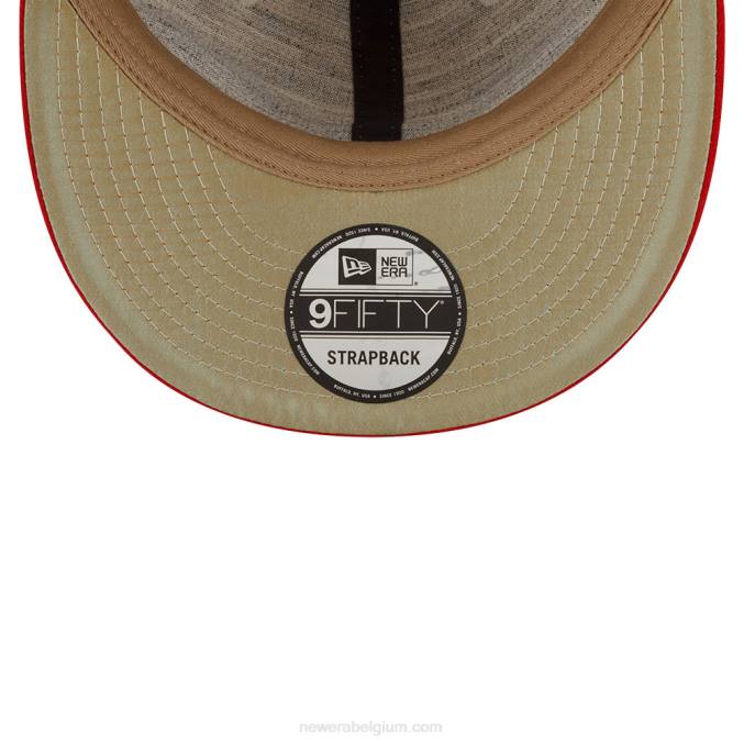 New Era angst voor god x kansas city monarchs witte 9fifty strapback pet BT241832