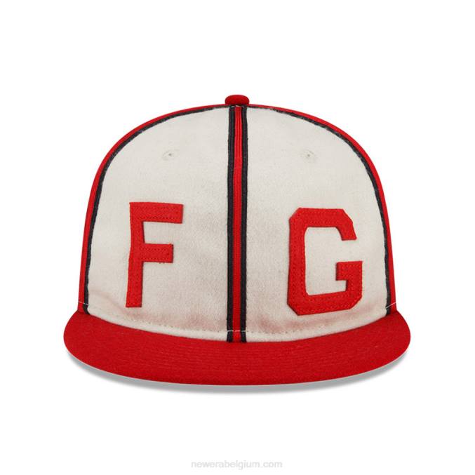 New Era angst voor god x kansas city monarchs witte 9fifty strapback pet BT241832
