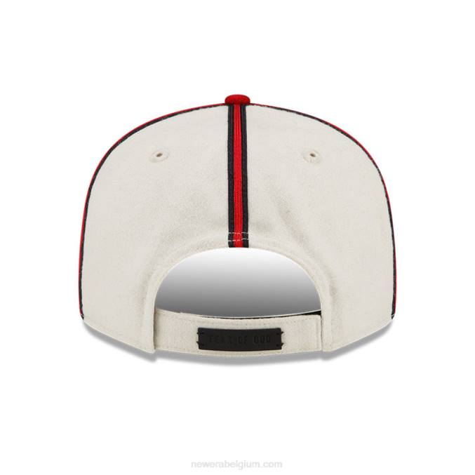 New Era angst voor god x kansas city monarchs witte 9fifty strapback pet BT241832