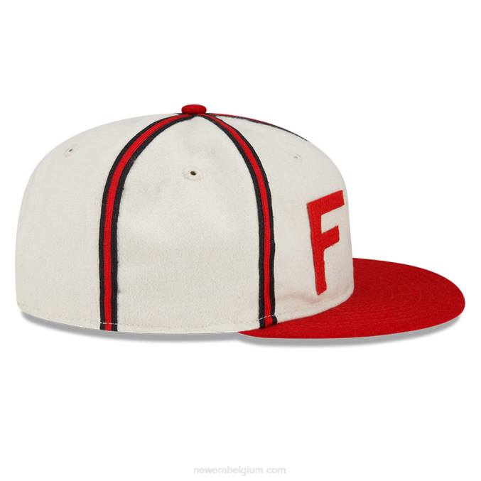 New Era angst voor god x kansas city monarchs witte 9fifty strapback pet BT241832
