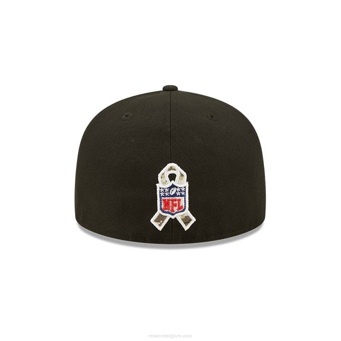 New Era arizona cardinals nfl salute to service zwarte 59fifty fitted cap BT241299