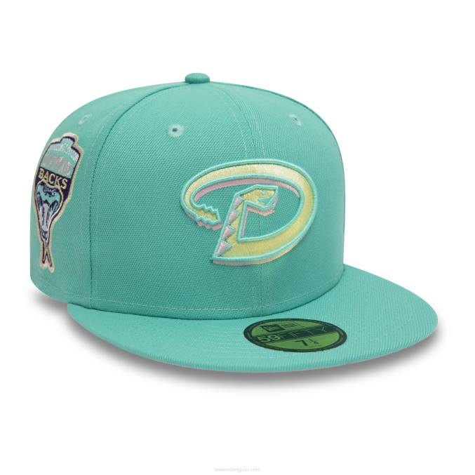 New Era arizona diamondbacks 1998 clear mint 59fifty getailleerde pet BT24352