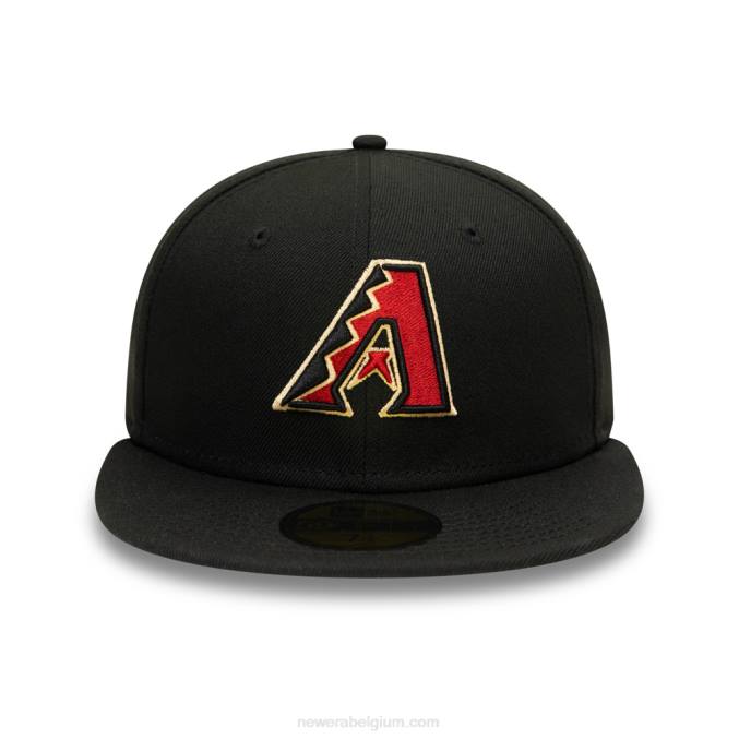 New Era arizona diamondbacks authentiek op veld zwarte 59fifty cap BT24184