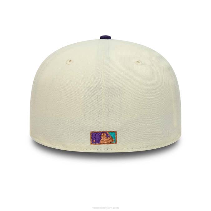 New Era arizona diamondbacks chrome en paarse 59fifty pet BT24251