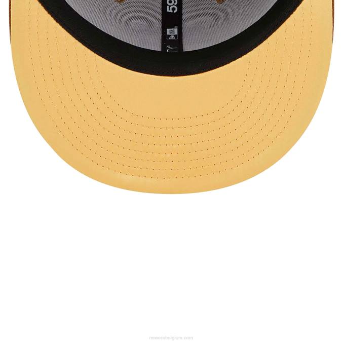 New Era arizona diamondbacks driekleurige bruine 59fifty getailleerde pet BT24259