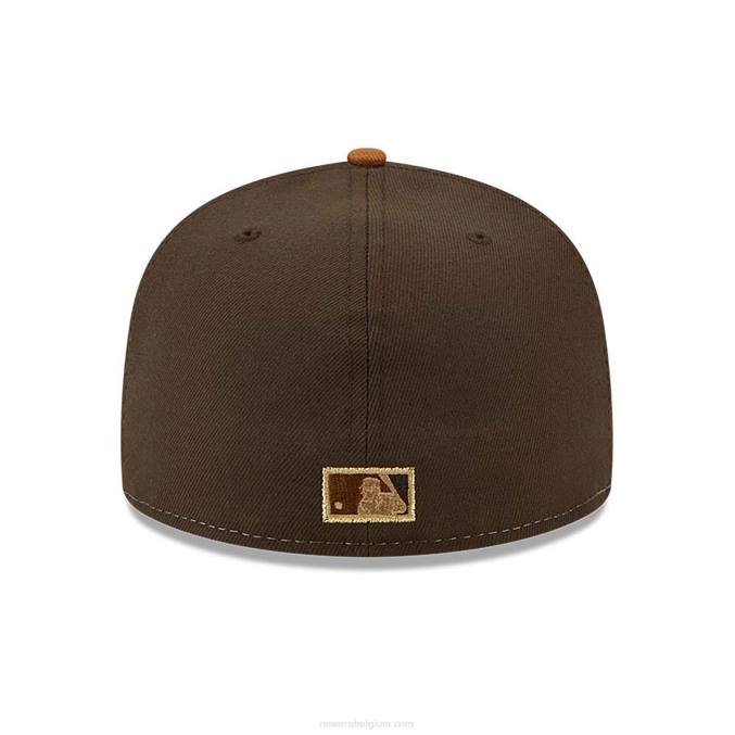 New Era arizona diamondbacks driekleurige bruine 59fifty getailleerde pet BT24259