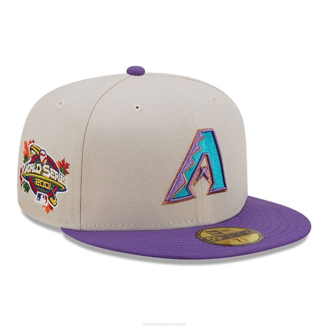 New Era arizona diamondbacks herfst klassieke witte 59fifty pet BT24409