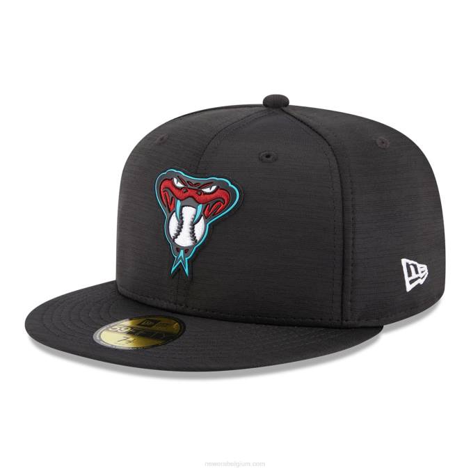 New Era arizona diamondbacks mlb clubhouse zwart 59fifty getailleerde pet BT241395