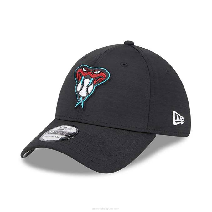 New Era arizona diamondbacks mlb clubhouse zwarte 39thirty stretch fit pet BT242171