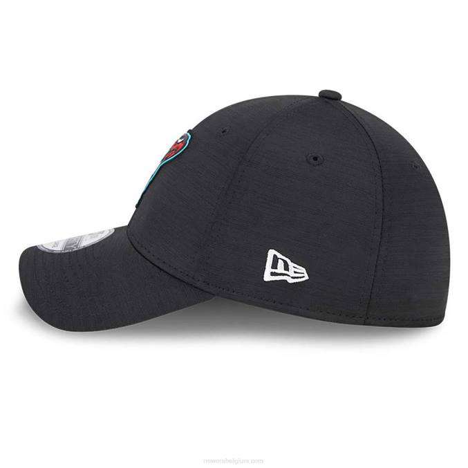 New Era arizona diamondbacks mlb clubhouse zwarte 39thirty stretch fit pet BT242171