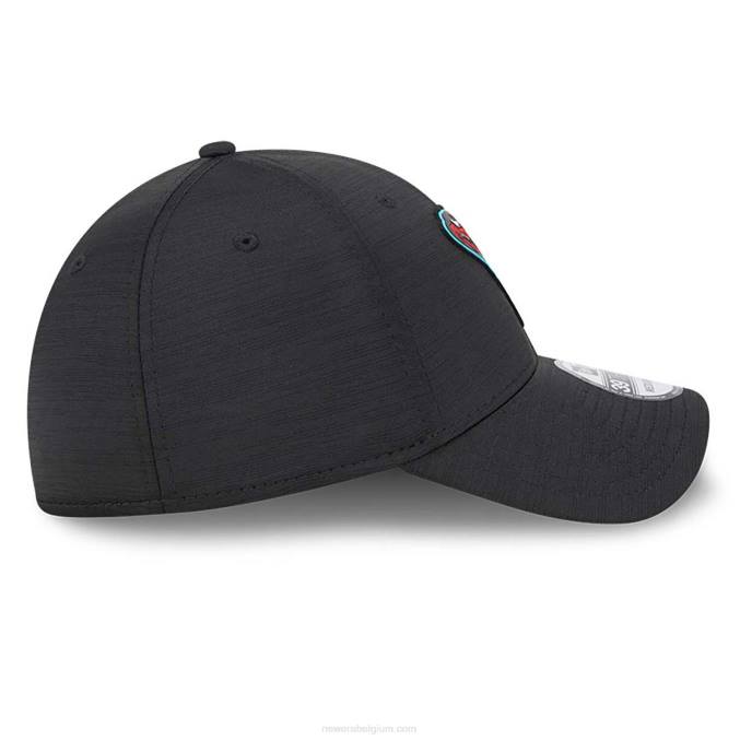 New Era arizona diamondbacks mlb clubhouse zwarte 39thirty stretch fit pet BT242171