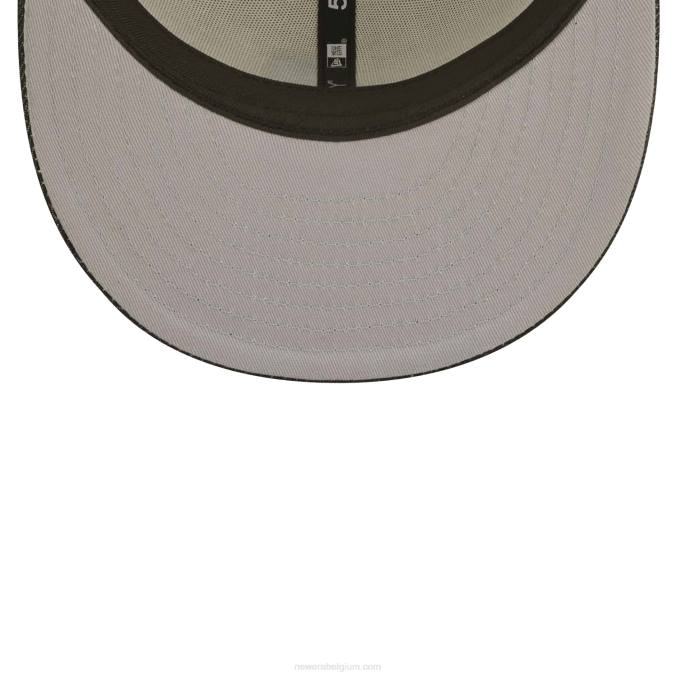 New Era arizona diamondbacks mlb zwart denim chroom wit 59fifty getailleerde pet BT24168