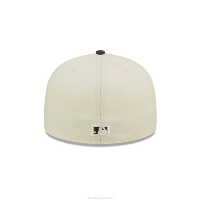 New Era arizona diamondbacks mlb zwart denim chroom wit 59fifty getailleerde pet BT24168