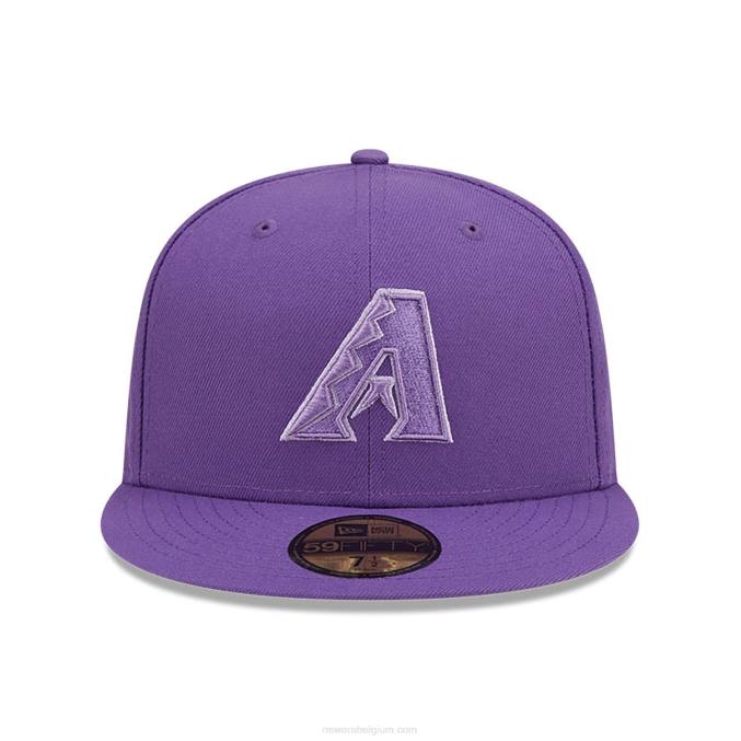 New Era arizona diamondbacks monocamo paarse 59fifty cap BT241063
