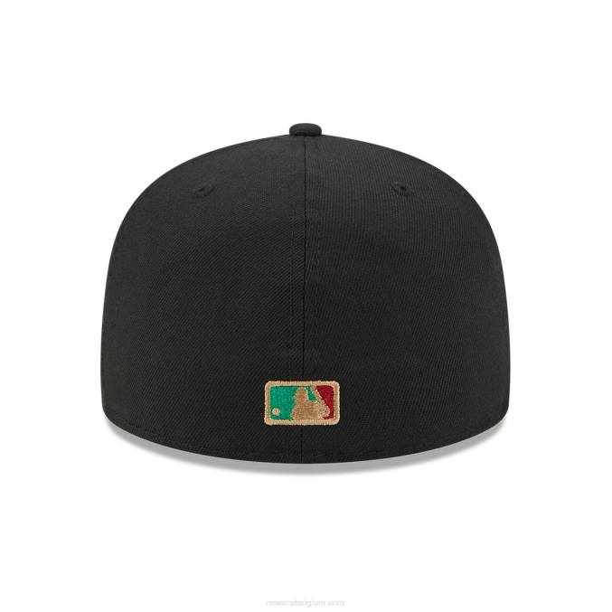 New Era arizona diamondbacks state tartan zwarte 59fifty getailleerde pet BT24454