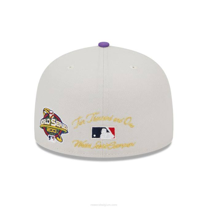 New Era arizona diamondbacks varsity letter stone 59fifty getailleerde pet BT24683