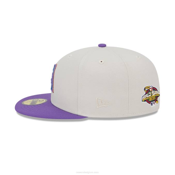 New Era arizona diamondbacks varsity letter stone 59fifty getailleerde pet BT24683