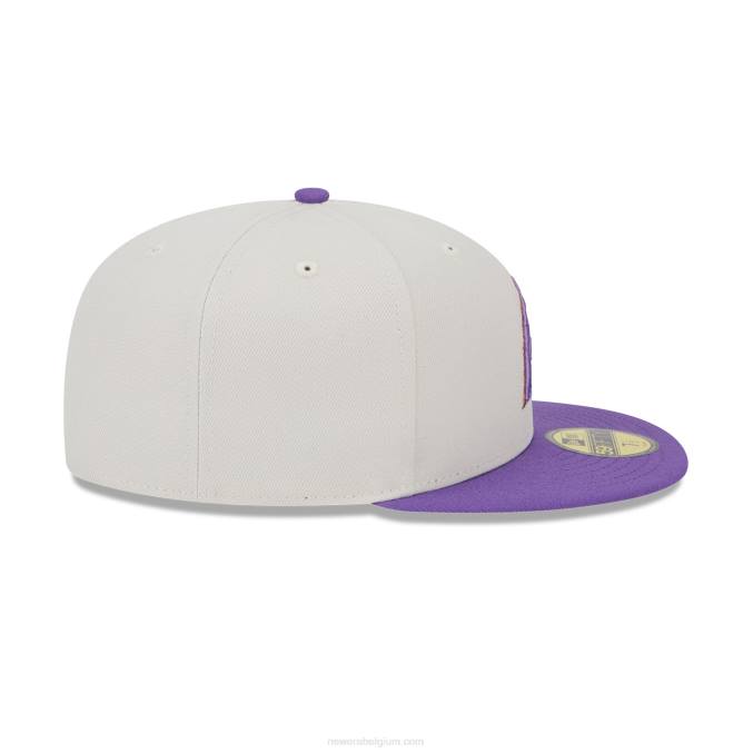 New Era arizona diamondbacks varsity letter stone 59fifty getailleerde pet BT24683