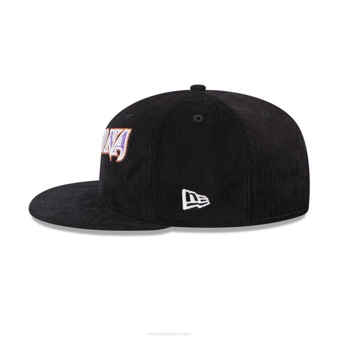 New Era arizona diamondbacks vintage koord zwarte 59fifty getailleerde pet BT24137