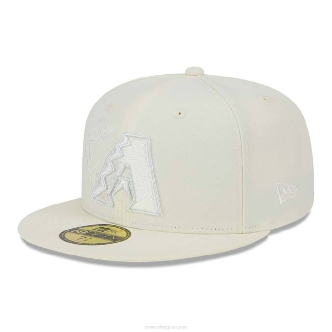 New Era arizona diamondbacks zodiac witte 59fifty getailleerde pet BT246