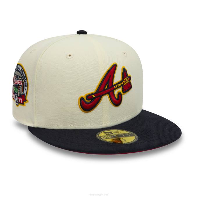 New Era atlanta braves 2017 chromen witte 59fifty fitted cap BT241401